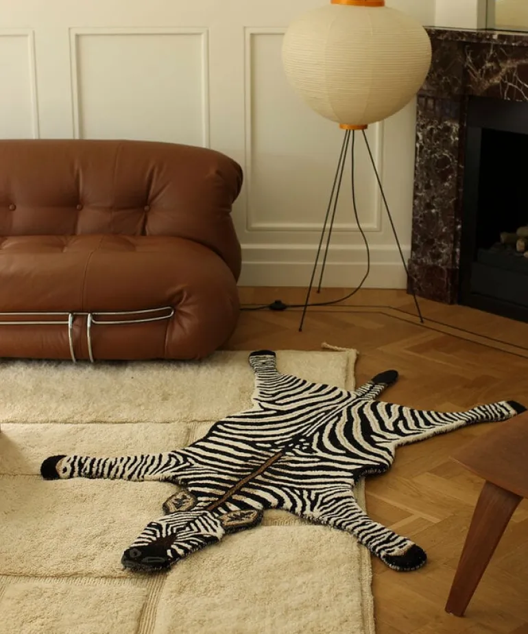 Stripey zebra vloerkleed L - 1.45.10.074.900.5