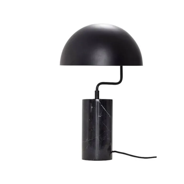Tafellamp zwart marmer