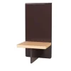 Tenna wandplank aubergine - W26XL20XH52CM