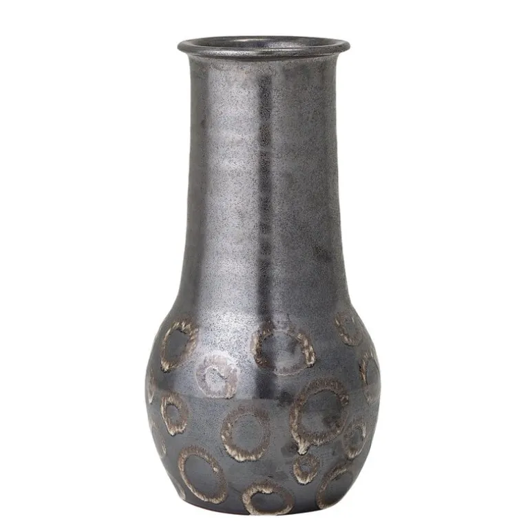 Terracotta vaas - zwart