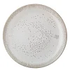 Thea bord grijs - set van 6 stuks Ø27 cm