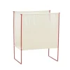 Tijdschrifthouder - naturel/rood