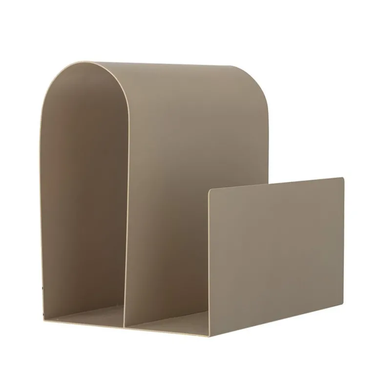 Tijdschrifthouder metaal - bruin