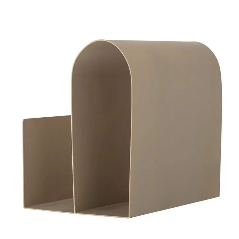 Tijdschrifthouder metaal - bruin