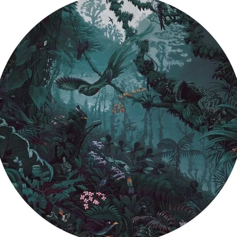 Tropical landscapes cirkelbehang SC-087 - ø 142,5 cm
