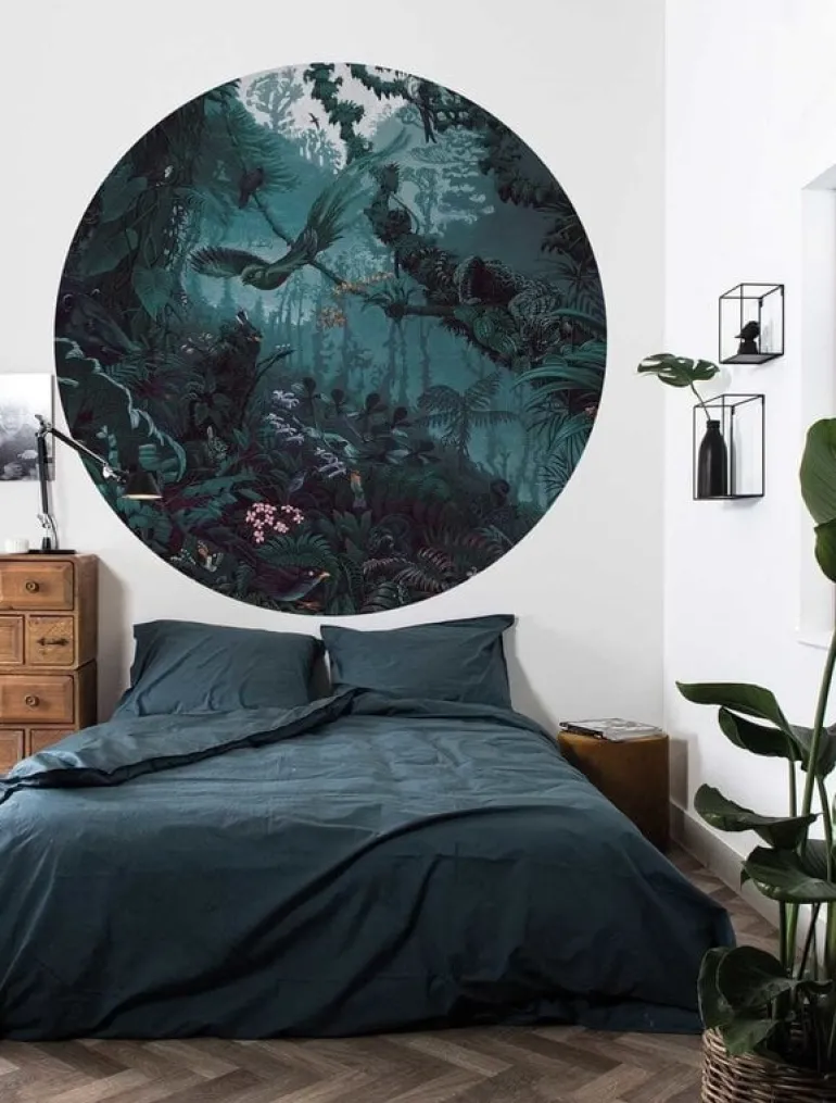 Tropical landscapes cirkelbehang SC-087 - ø 142,5 cm