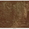 Tropical landscapes goud behang MW-063 - 400x280cm