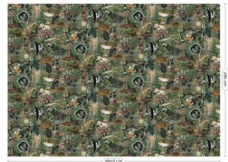 Underwater jungle fotobehang WP-697 - 389,6 x 280 cm