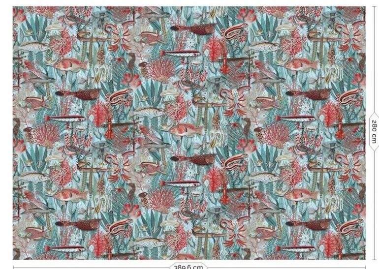 Underwater jungle fotobehang WP-699 - 389,6 x 280 cm