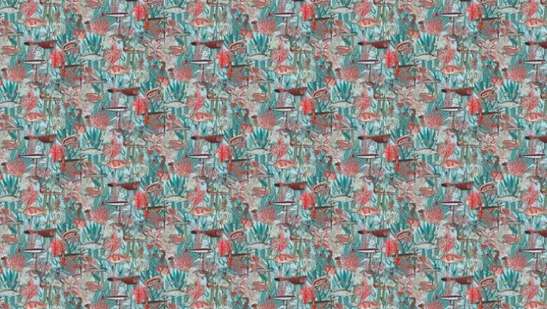 Underwater jungle fotobehang WP-699 - 389,6 x 280 cm