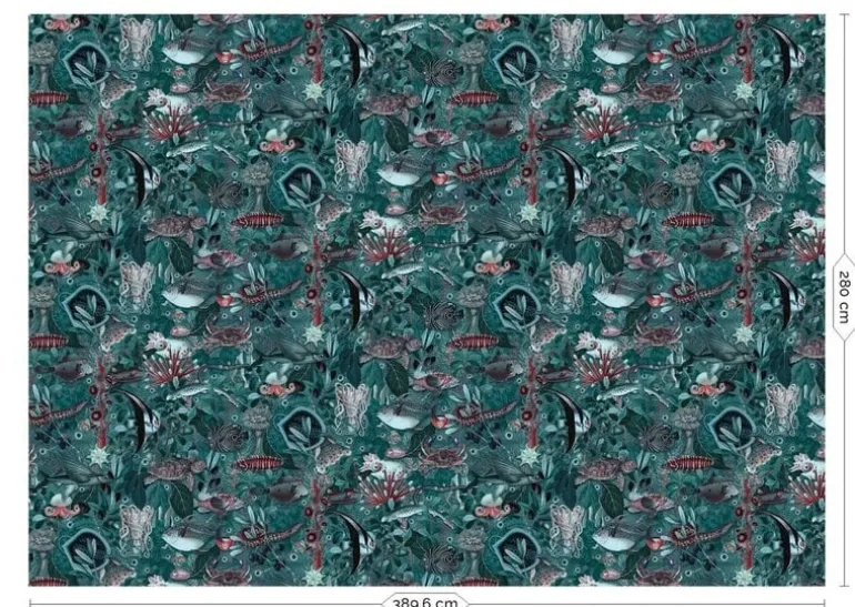 Underwater jungle fotobehang WP-698 - 389,6 x 280 cm