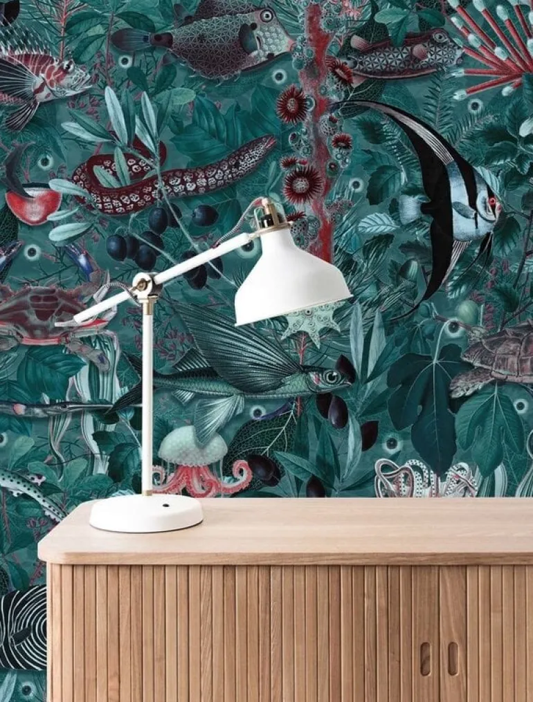Underwater jungle fotobehang WP-698 - 389,6 x 280 cm