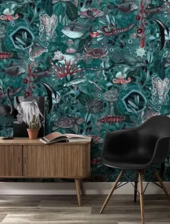 Underwater jungle fotobehang WP-698 - 389,6 x 280 cm