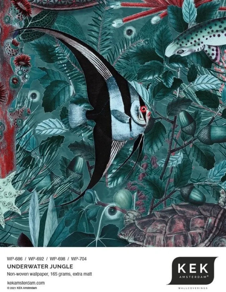 Underwater jungle fotobehang WP-698 - 389,6 x 280 cm
