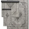 Venus geweven vloerkleed - grijs 200x290