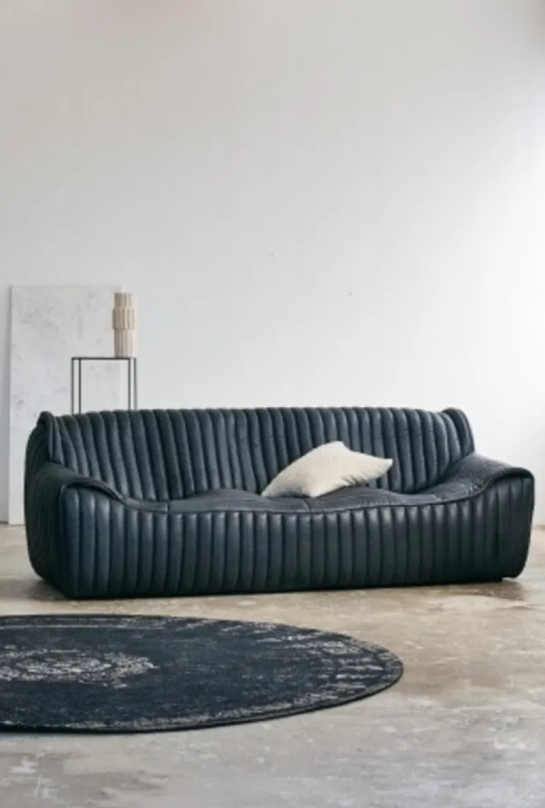 Venus rond vloerkleed grijs - diameter 240cm