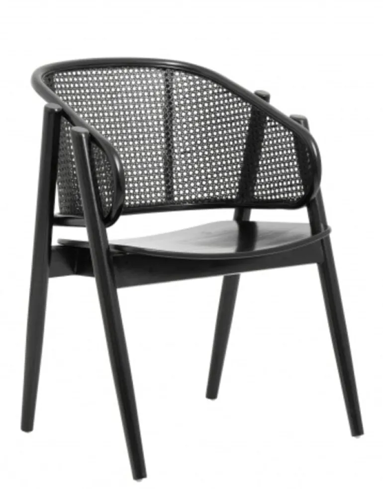 Wicky lounge stoel - zwart