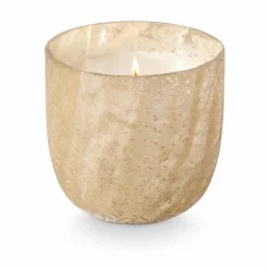 Winter white crackle kaars wit - 4628433300