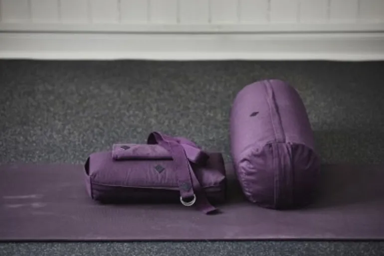Yoga meditatie bolster - burgundy