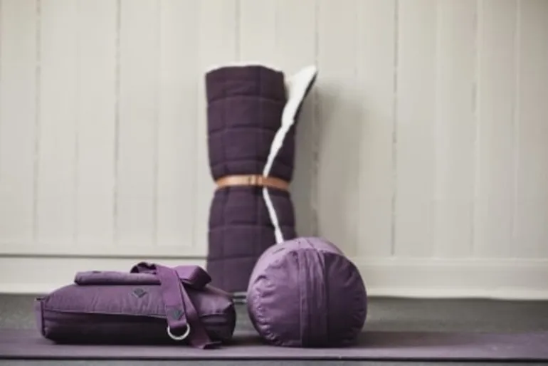 Yoga meditatie bolster - burgundy